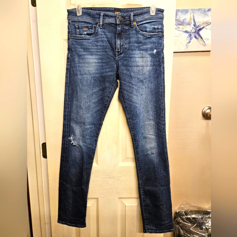 boss charleston extra slim fit women's skinny stretch jeans sz 32